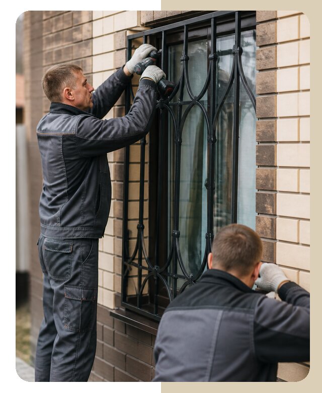 Установка решеток в дом в Бугуруслане по цене от 3567 р. | ДвериЛегко-Бгр