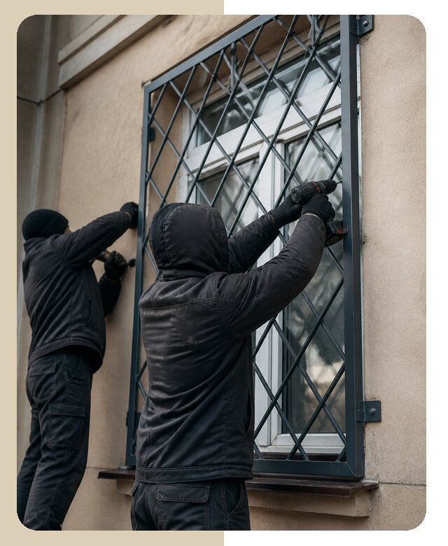 Установка антивандальных решеток на окна в Бугуруслане